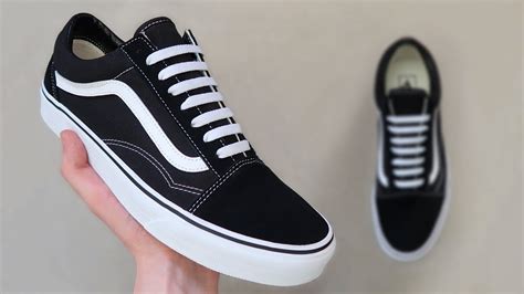 how to lace vans straight across